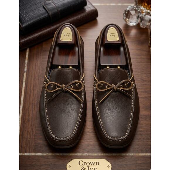 crown & ivy Other - Crown & Ivy Size 11M Brown Leather Moccasins